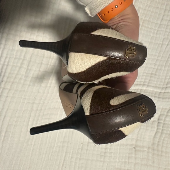 Ralph Lauren Lanette Haircalf Pumps 9B - Picture 5 of 5